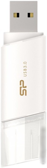 USB Flash Silicon-Power Blaze B06 White 64GB (SP064GBUF3B06V1W)