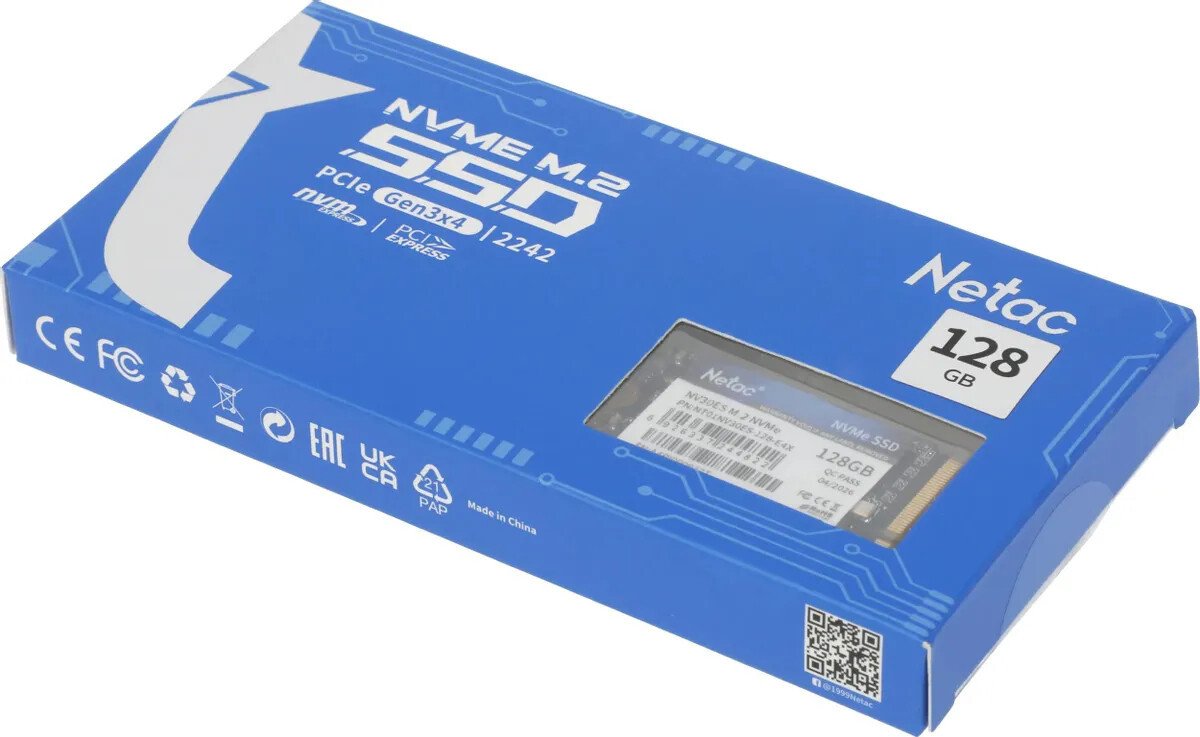 SSD Netac NV30ES 128GB NT01NV30ES-128-E4X