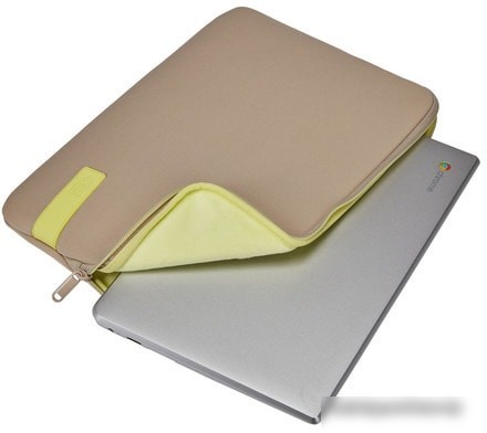 Чехол Case Logic Reflect 13" REFPC-113 (plaza taupe/sun-lime)