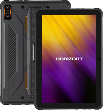 Планшет Horizont H-Tab 1 Shield 6GB/256GB LTE (со стилусом, черный/оранжевый)