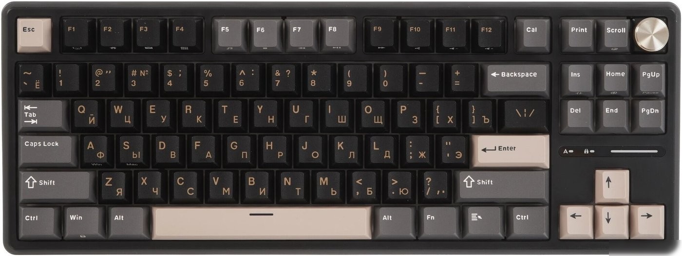Клавиатура Royal Kludge R87 Pro Phantom (RK Cream)