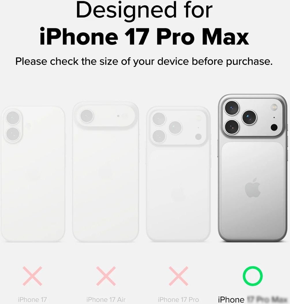 Чехол для телефона Ringke Fusion X для iPhone 17 Pro Max Camo Black