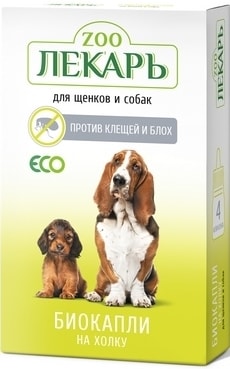 Капли Эко ZooЛекарь для щенков и собак