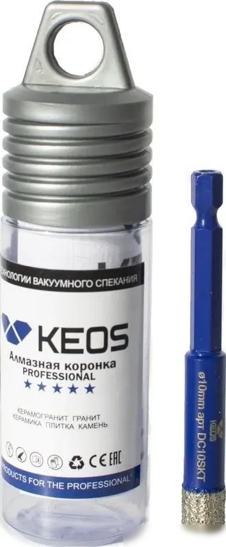Коронка KEOS Pro 10мм DC010SKT