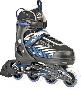 Роликовые коньки Hudora Inline Leon (р. 29-32, черный/синий)