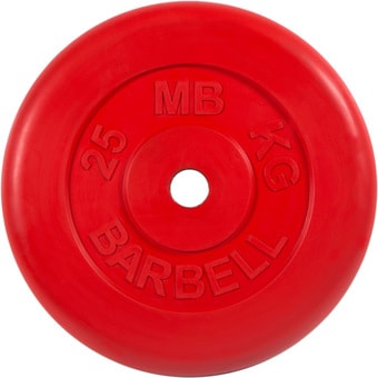 Диск MB Barbell Стандарт 26 мм (1x25 кг, красный)
