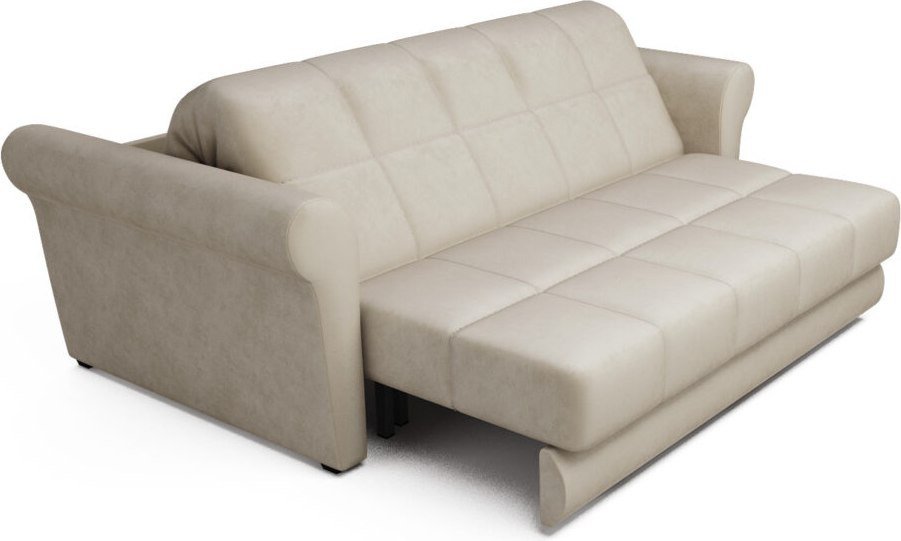 Диван Мебель-АРС Аккордеон Гранд НПБ 120x200 (бархат бежевый Star Velvet 6 Light Beige)