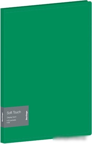 Папка для бумаг Berlingo Soft Touch DB4_30983 (зеленый) Папка для бумаг Berlingo Soft Touch DB4_30983 (зеленый)