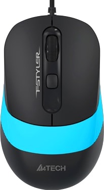 Мышь A4Tech Fstyler FM10 (черный/синий)
