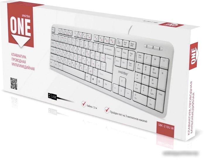 Клавиатура SmartBuy One 210 SBK-210U-W