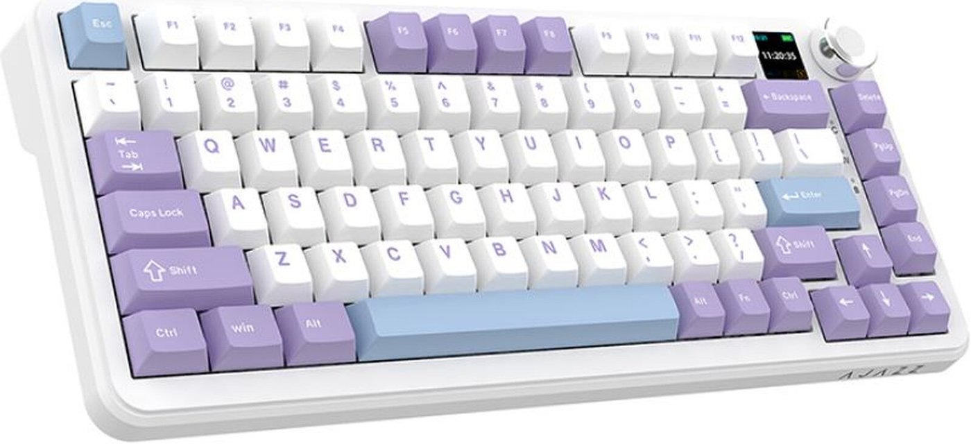 Клавиатура Ajazz AK820 Max Plus (фиолетовый/белый/синий, Ajazz Murad)