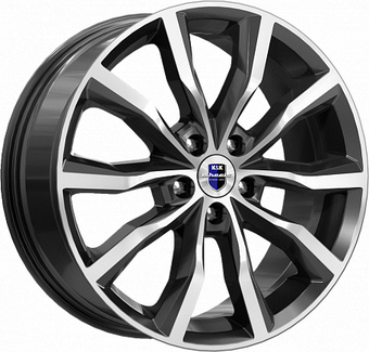 Литые диски K&K Портер 18x7.5" 5x114.3мм DIA 67.1мм ET 35мм Алмаз черный