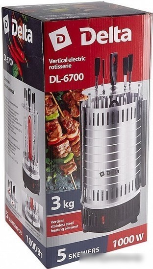 Электрошашлычница Delta DL-6700