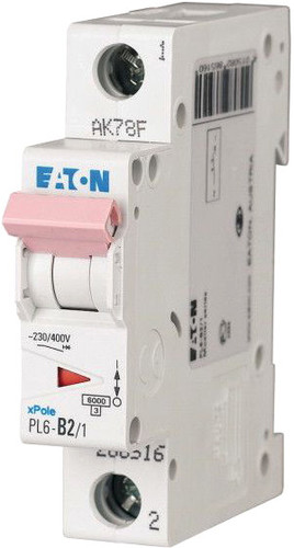 Выключатель автоматический Eaton PL6 1P 16А С 6кА 1M 286533