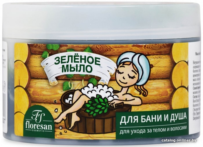 Косметика по уходу за телом Floresan Мыло натуральное таежное зеленое 450 г Косметика по уходу за телом Floresan Мыло натуральное таежное зеленое 450 г