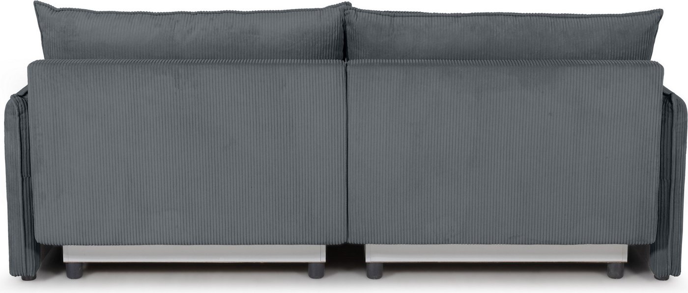 Диван Mio Tesoro Boxwel 418 Б-1.5ек-1.5ек-Б (графит 935)