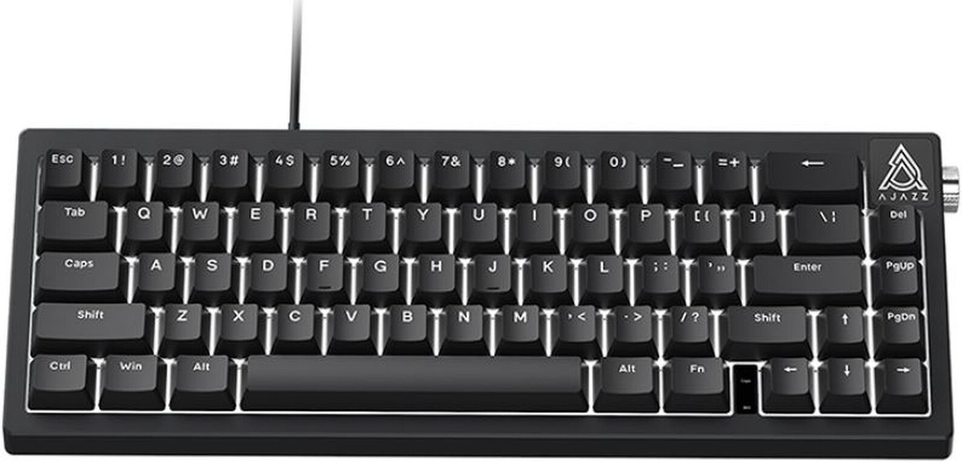 Клавиатура Ajazz AK650 Wired (черный, Ajazz Red)