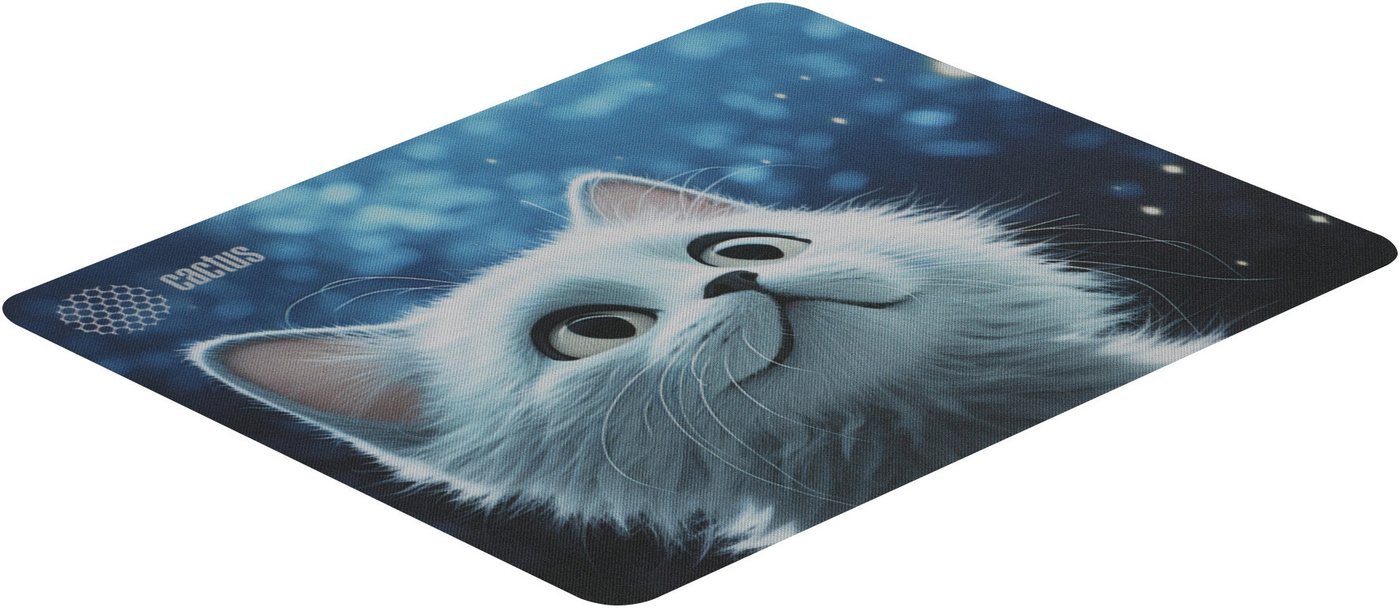 Коврик для мыши CACTUS White Cat CS-MPC-P06XS