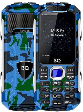Кнопочный телефон BQ BQ-2432 Tank SE (камуфляж)