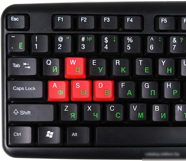 Клавиатура Nakatomi KN-02U Black-Red