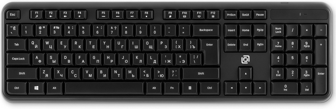 Офисный набор Оклик S277W (черный)
