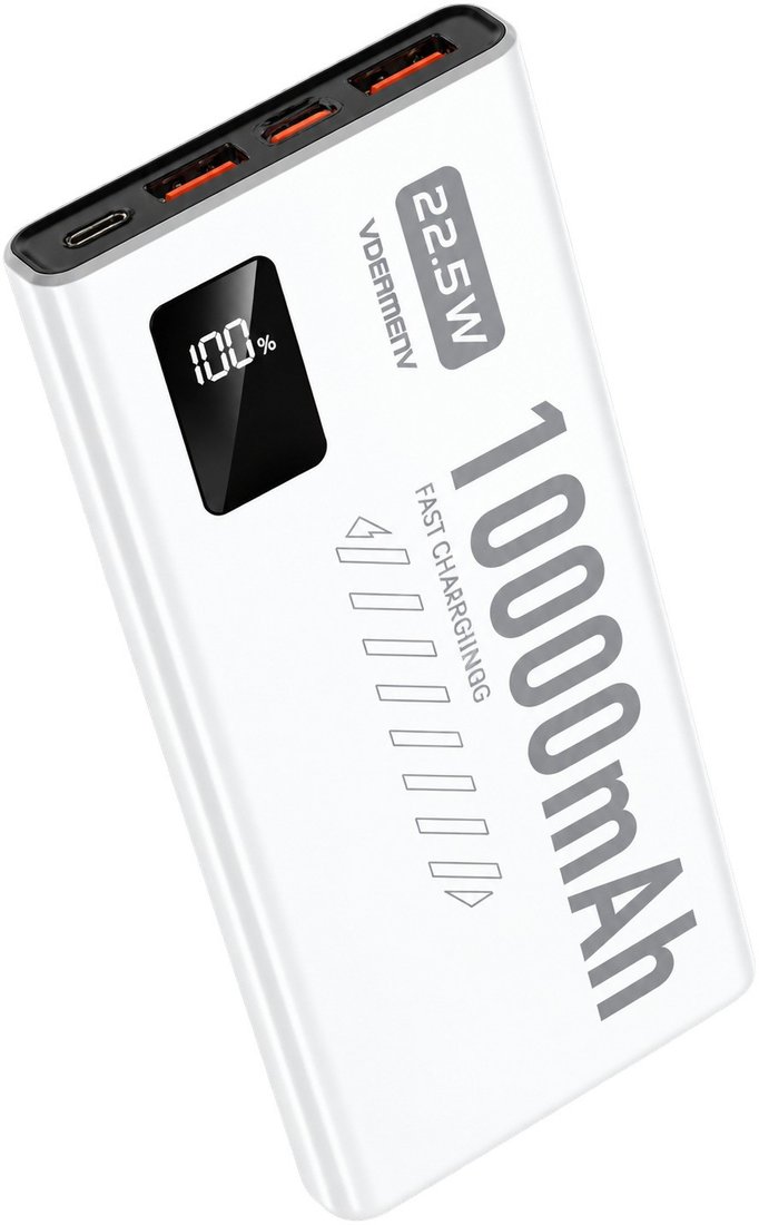 Внешний аккумулятор VDENMENV DP43 10000mAh (белый)