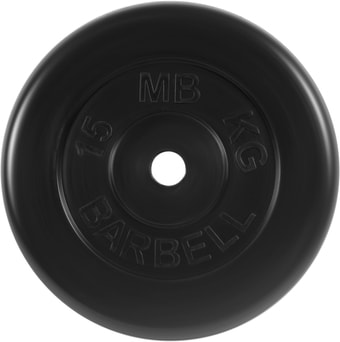 Диск MB Barbell Стандарт 31 мм (1x15 кг, черный)