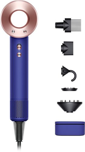 Фен Dyson HD07 Supersonic (евровилка, синий/розовое золото)