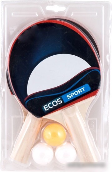 Набор Ecos PPSet-01 (2 ракетки + 3 мячика) Набор Ecos PPSet-01 (2 ракетки + 3 мячика)