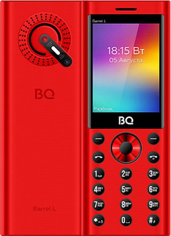Кнопочный телефон BQ BQ-2458 Barrel L (красный)
