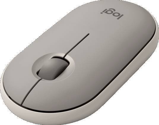 Мышь Logitech M350 Pebble (песочный)