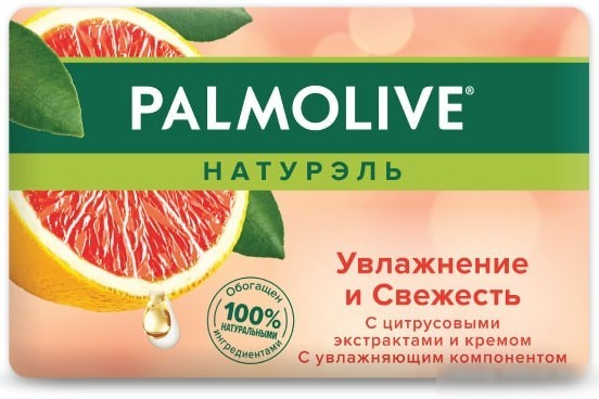 Косметика по уходу за телом Palmolive Мыло Натурэль увлажнение и свежесть с цитрусовым экстрактом 90 г