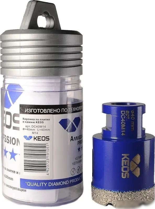 Коронка KEOS Pro 40мм DC40M14