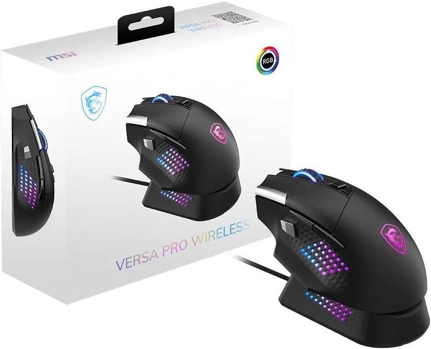 Игровая мышь MSI Versa Pro Wireless plus Mouse Dock Pro