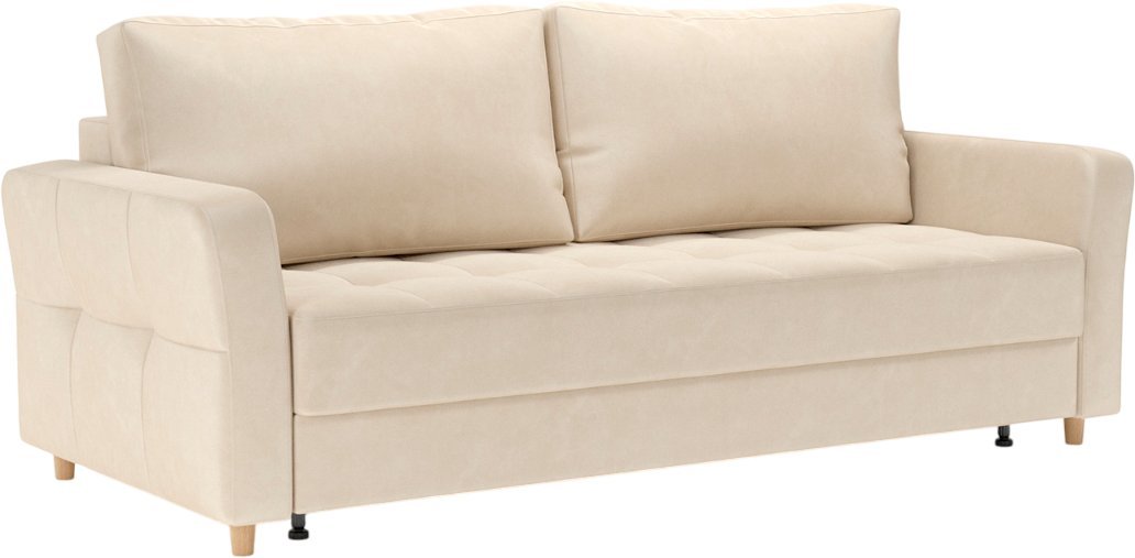 Диван Мебель-АРС Пантен (бархат бежевый Star Velvet 6 Light Beige)