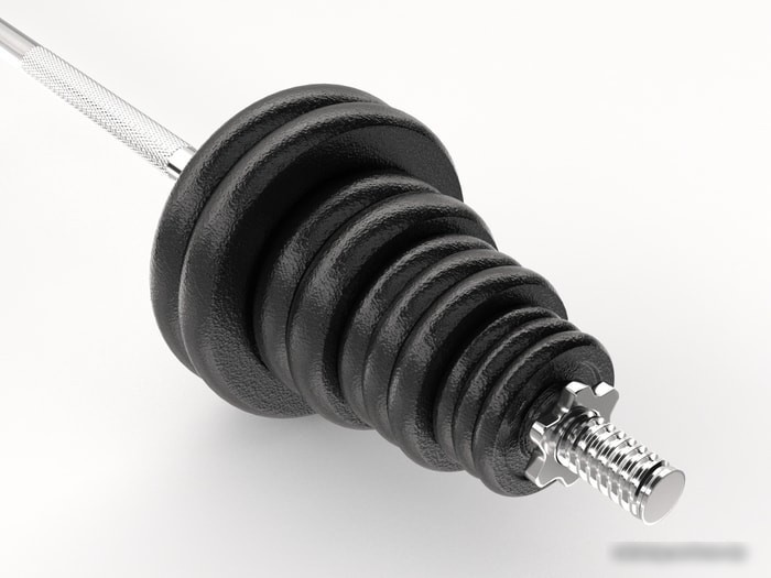 Штанга с гантелями Unixfit DBKITU50 50 кг