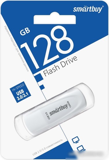 USB Flash SmartBuy Scout 3.0 128GB (белый)