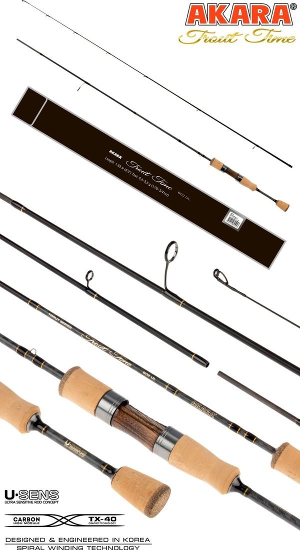 Удилище Akara Trout Time 602 UL ATT602UL-183