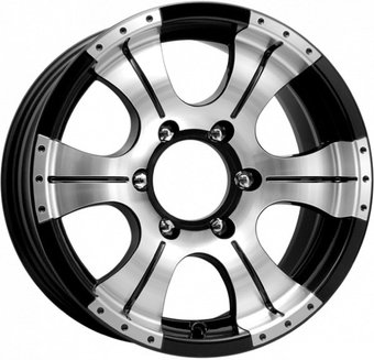Литые диски K&K Байконур 15x7" 6x139.7мм DIA 110.1мм ET 20мм Алмаз черный