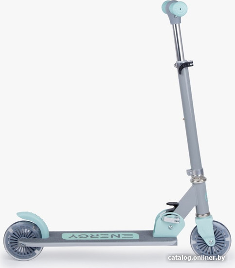 Двухколесный детский самокат Amarobaby Energy AB23-27ENE/0912 (серый/мятный)