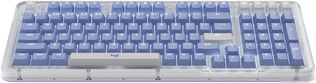 Клавиатура Logitech Alto Keys K98M 920-013042 (белый/синий, нет кириллицы)