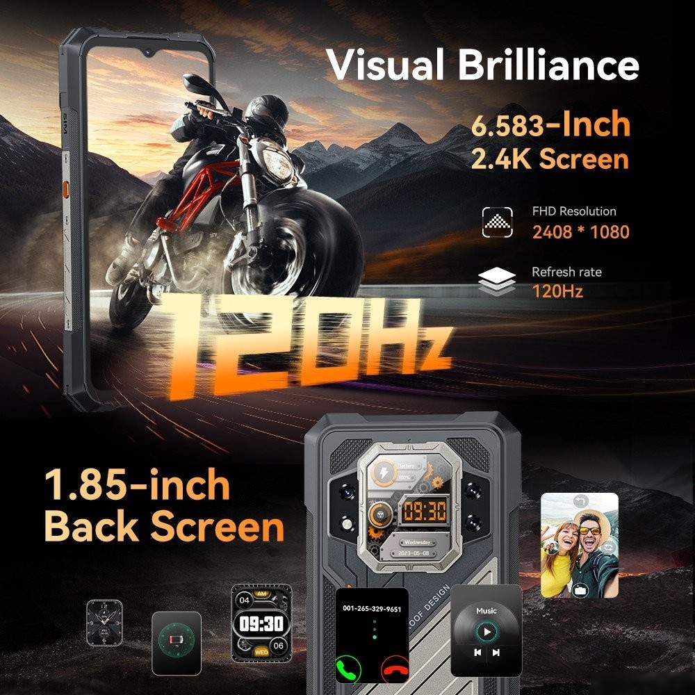 Телефон Cubot KingKong X 16GB/512GB (черный)