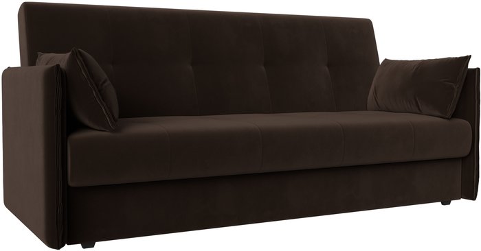 Диван Лига диванов Лига-018 117862 (микровельвет коричневый)
