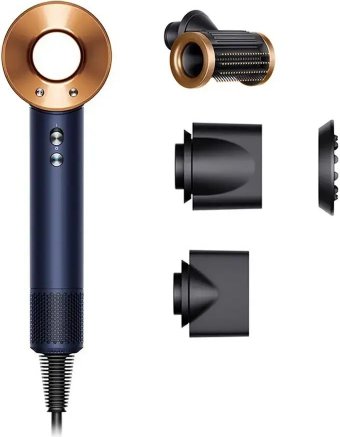 Фен Dyson HD15 Supersonic без кейса (с переходником на евровилку, берлинская лазурь/медный)