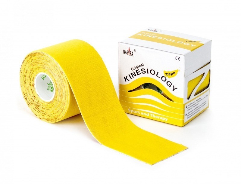 Тейп Nasara Kinesiology Tape NR81735 (желтый)