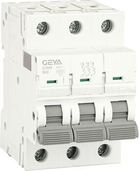 Выключатель автоматический GEYA GYM9-3P-50B 3P 50A B 6kA 3M GYM93P50B