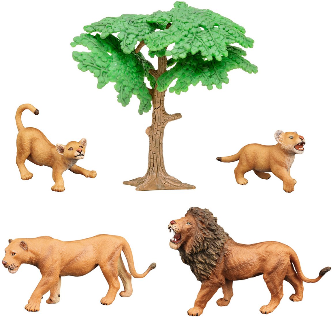 Набор фигурок Masai Mara Мир диких животных. Семья львов MM211-234