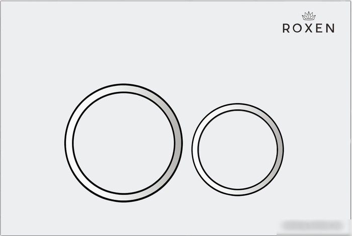 Унитаз подвесной Roxen Porto One Rimless 6 в 1 StounFix Slim 505547 (кнопка: белый глянец)