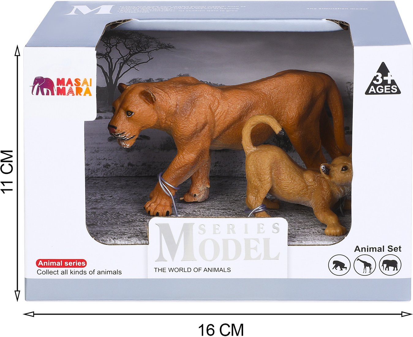 Набор фигурок Masai Mara Мир диких животных. Семья львов MM211-126