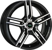 Литые диски Megami MGM-1 15x6" 4x114.3мм DIA 56.6мм ET 44мм BKF